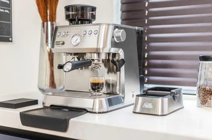 Solis Grind & Infuse Espresso Machine, ZERO STATIC, Adaptive PID, 2.6L, 54mm (Stainless Steel)