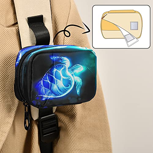 Image of Naanle Galaxy Turtle Pill Box 7 Day Pill Case Travel Pill Organizer Bag with Zipper Portable Weekly Case Compact Size for Vitamin Supplement Holder