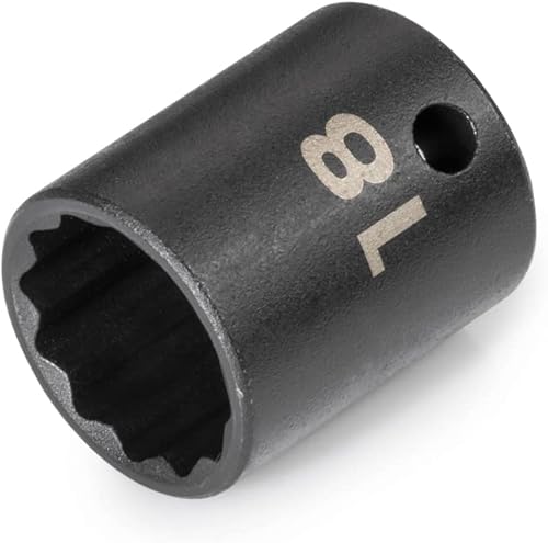 Vista 53 de TEKTON 3/8 pulgadas de accionamiento x 3/4 pulgadas de profundidad 12 puntos de impacto SID13219 Profundo