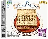Yehuda Passover Matzo, 1lb | Crispy Matzo Crackers | Traditional Unleavened Bread | Kosher for Passover