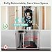 Hardware Mount Retractable Baby Gates for Stairs with Auto-Lock,33