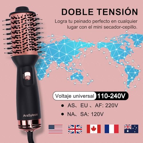 Cepillo secador ligero de 275g para lucir un alisado perfecto en tus escapadas de hotel 2