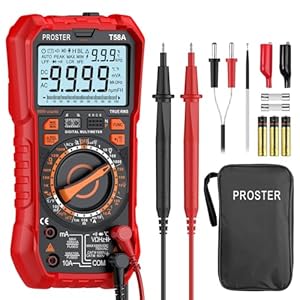 Proster Digital Multimeter TRMS 9999 Counts