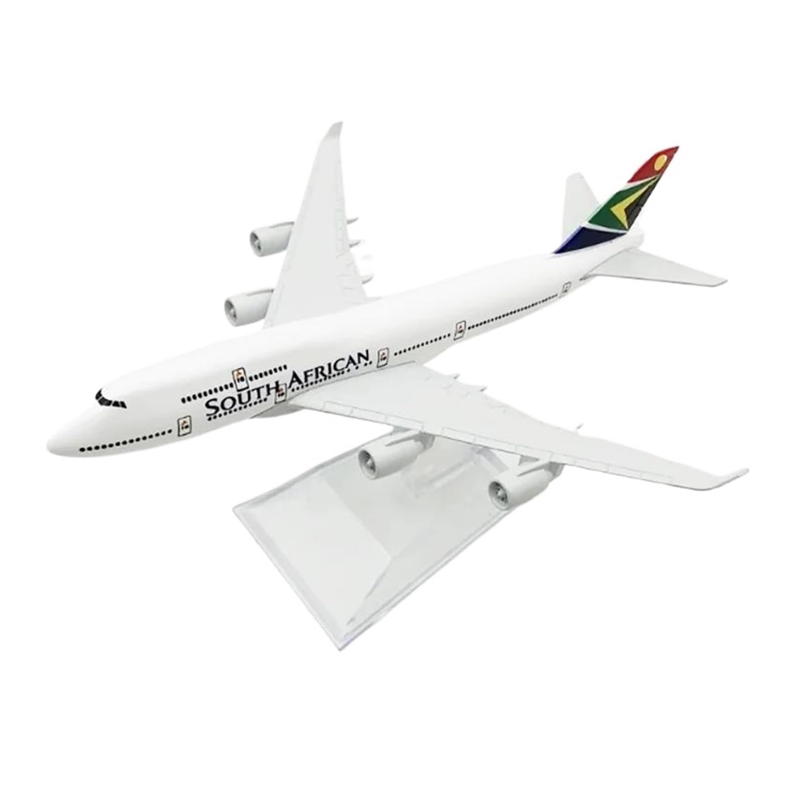 YLQERZ Die-cast Metal Aircraft 1:400 Scale For South African Airways B-747 Aircraft Model B747 Simulation Alloy Static Display For Collection And Display