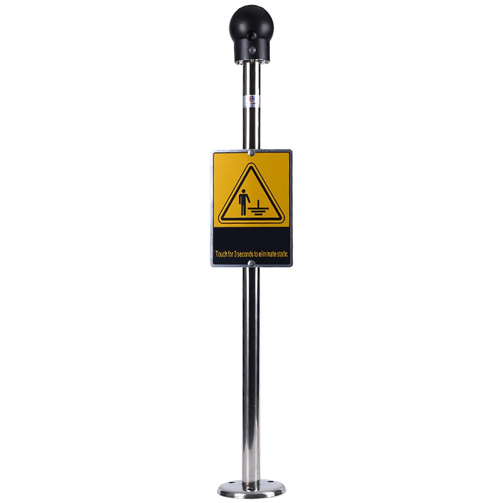 Human Body Static Elimination Releaser, Industrial Explosion-proof Touch Static Discharge Ball, with Sound and Light Alarm, Quickly Discharge Static Electricity, for Chemical Industry, Metallurgy, Pet