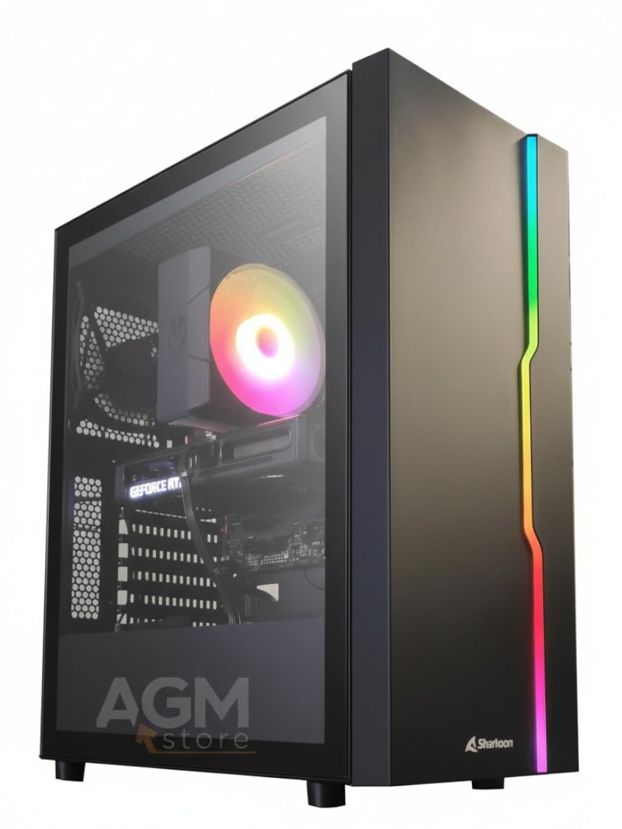 Pc Gaming i5-12400F RTX 3050 6GB RAM 16GB 3200MHz NVMe SSD 1TB Windows 11 Desktop RGB