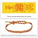 BOXOB Talisman Rope Talisman Bracelet, Nylon Adjustable Lucky Braided Bracelet with Talismanic Paper Good Luck Wristband Jewelry for Men Women Good Fortune, Health, Career & Academic Success
