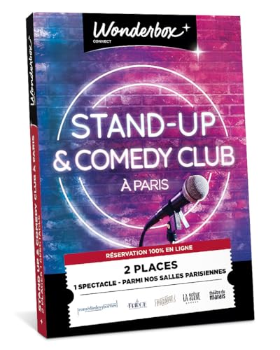 Comedy Clubs Paris Wonderbox coffret cadeau stand-up et humour en duo