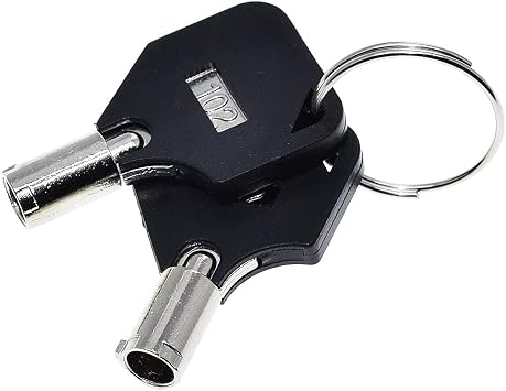 12mm Stainless Steel For Key Lock 102 For Key Electronic Lock Double Side Pull Out Type With 2 Keys & Nut