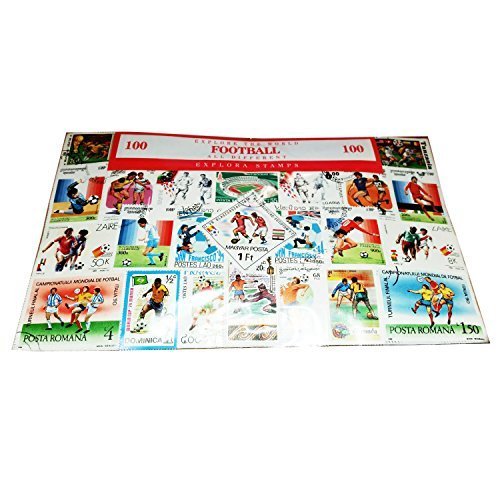 Worldwide Football / Soccer / Sports Stamp Collection Souvenir! 100 Stamps All Different! Souvenir / Speicher / Memoria! Highly Collectable Stamps! Collectable Stamps from Around the World! All Different! Timbre / Stempel / Francobollo / Sello!