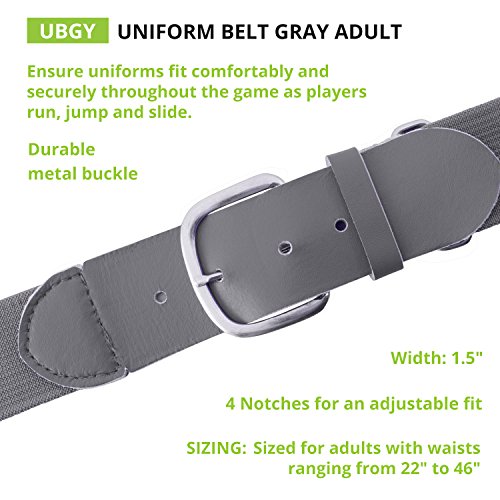 Image of Champion Sports Baseball & Softball Belt - Stretch Fit Uniform Belt for Youth & Adult Players, Multiple Colors