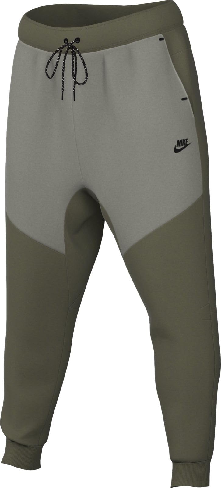 Nike Men's Jogger Tech Fleece Trousers Green, green/black, S