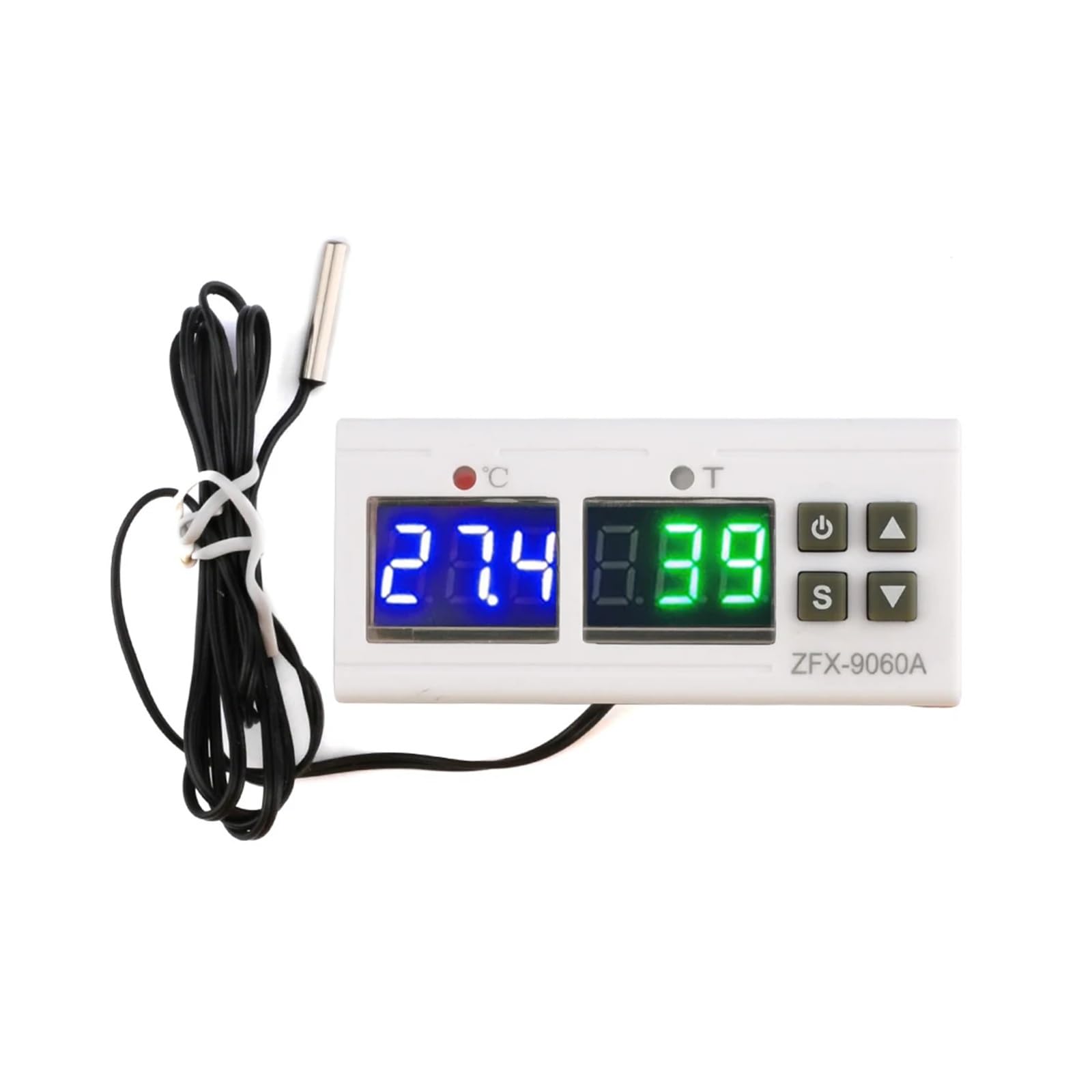 Cyfrowy regulator temperatury 10 A AC110-20 V z timerem ogrzewania i chłodzenia oraz wyjściem przekaźnikowym termostatycznym 3 w 1