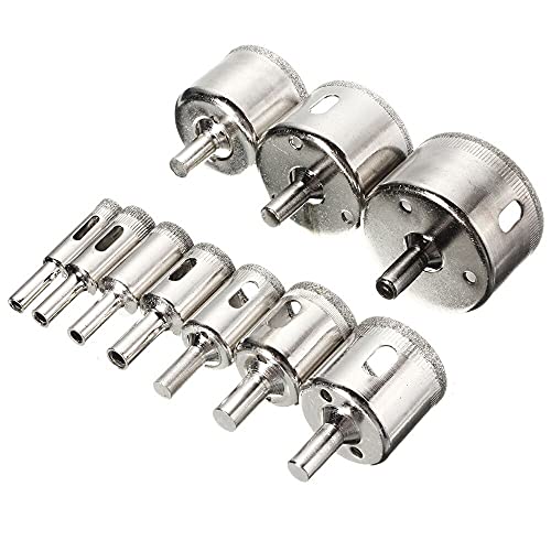 Juego de 10 Brocas Diamante 10-50 mm para Cerámica y Mármol miniatura 2
