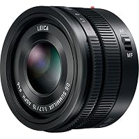 PANASONIC LUMIX G Leica DG SUMMILUX Lens, 15MM, F1.7 ASPH., Professional MIRRORLESS Micro Four Thirds, H-X015 (USA Black)