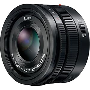 Panasonic LUMIX G Leica DG SUMMILUX Lens, 15MM, F1.7 ASPH, Professional MIRRORLESS Micro Four Thirds, H-X015K (USA Black)