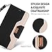 ProCase Wallet Case for LG V30, Folio Folding Flip Protective Case for LG V30 / LG V30 Plus/LG V35 / LG V35 ThinQ (2017), LG V30S ThinQ(2018) with Card Holder Kickstand -Black