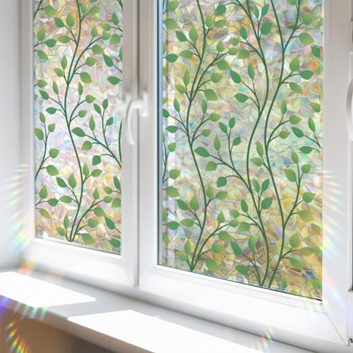 Vinilo decorativo para ventana efecto arcoíris 17.5x78.7 in miniatura 1