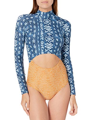 Rip Curl Junior's One Piece Swimsuit, Mid Blue, L