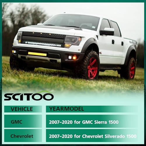 Image of SCITOO 3 inch Front 2 inch Rear Leveling Kit for GMC Sierra 1500 2007-2023 | Suspension Lift Blocks for Chevrolet Silverado 1500 2007-2023