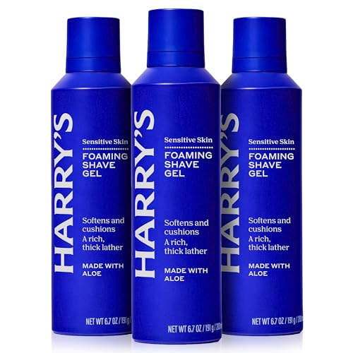 Harrys Shave Gel Formulated with an Aloe Enriched Formula 200ml Pack of 3