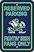 NCAA Notre Dame Fighting Irish 12-by-18 inch Plastic Parking Sign