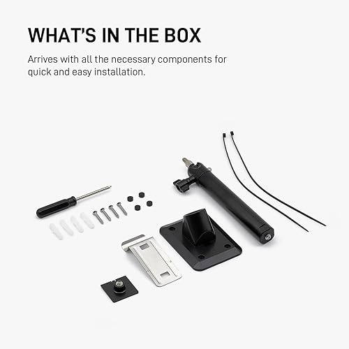 Miniatura 7 de Holicfun Soporte de pared universal para panel solar para anillo Eufy Arlo Wyze Reolink paneles solares y más brazo de montaje extendido multiángulo