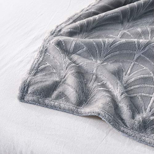 Whale Flotilla Fleece Throw Blanket For Couch, Soft Fluffy Sofa Bed Blanket With Vintage Pattern For All Season, Warm And Lightweight, 50X60 Inch, Silver Grey #TOP7