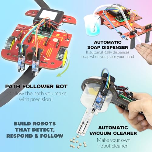 ButterflyEdufields 40in1 STEM Robotics Kits for Kids 8-12 Years | DIY Robots Projects for Kids with Electronics Board & Sensors | Best Educational Homeschooling Gift for 8 10 12 Years | 100+ Parts by Butterfly EduFields - Image 2