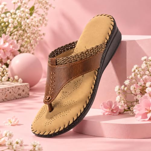 Image of SELBRO Doctor-Plus Diabetic & Orthopedic Slippers for Women with Super Extra Soft Padding C1