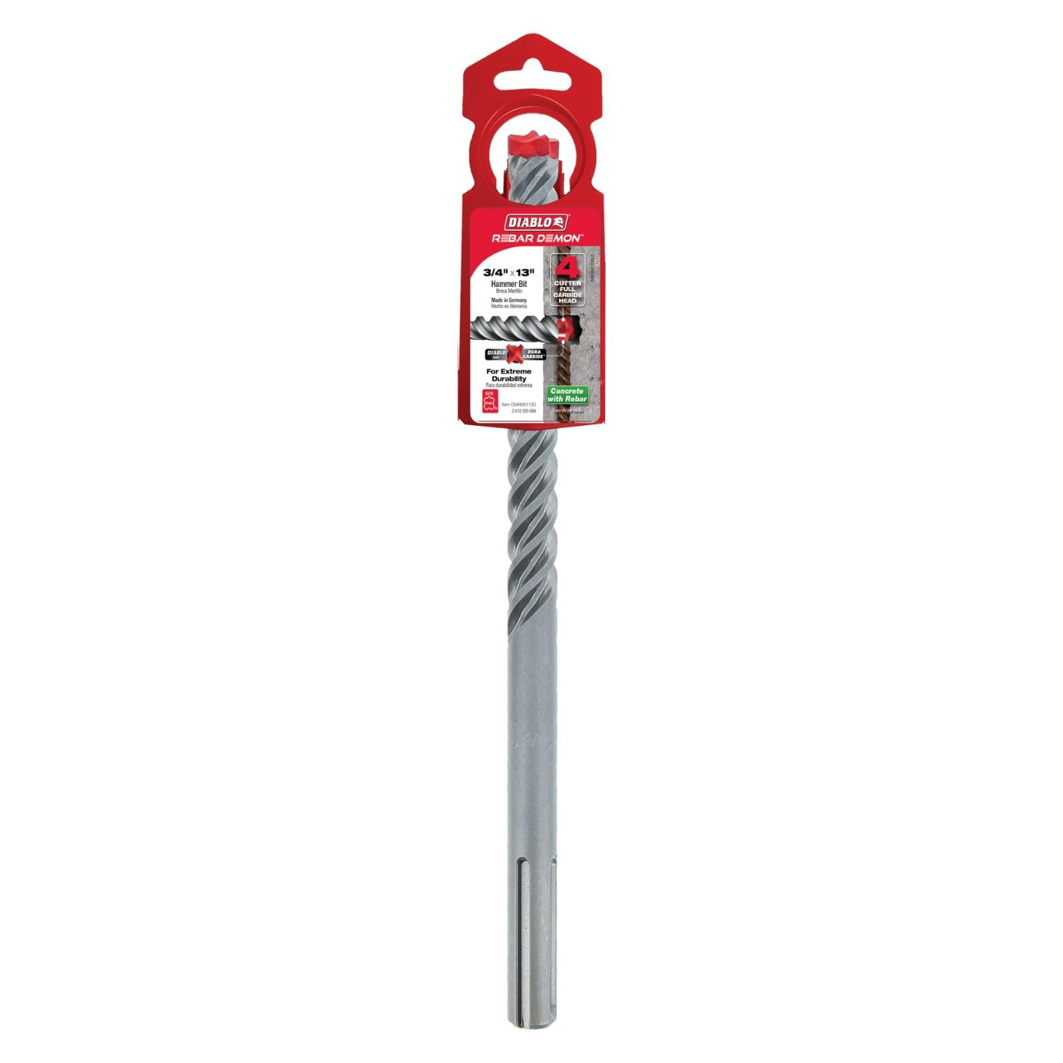 Diablo DMAMX1130 Rebar Demon SDS-Max 4-Cutter