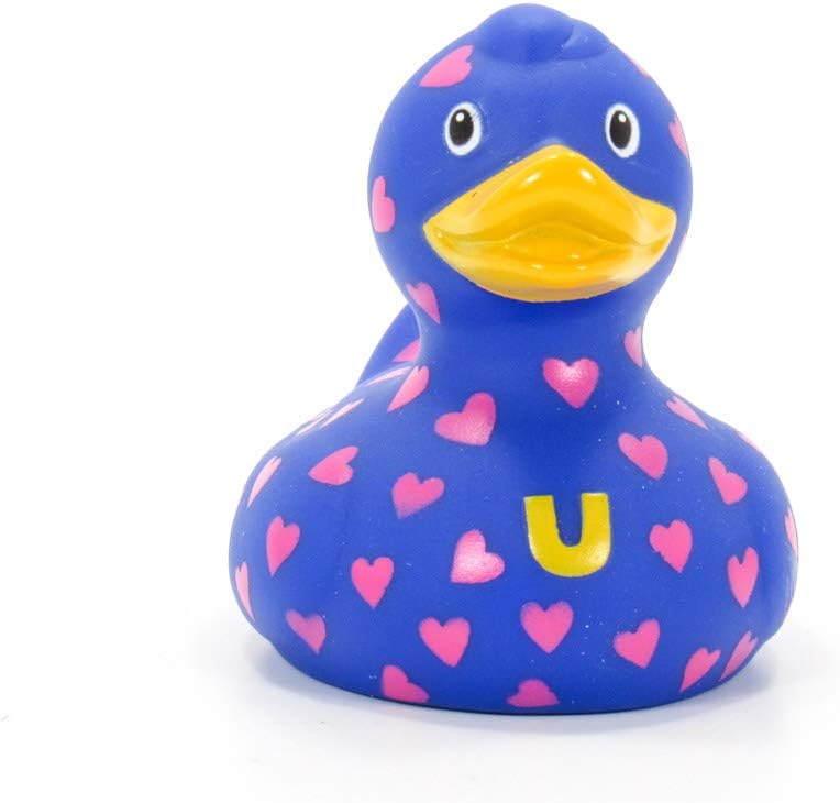 Love Love Love (mini) Rubber Duck by Bud Ducks | Elegant Gift Packaging - "What more can I say!" | Child Safe | Collectable
