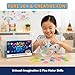 PAINT AND BLOOM Magic Water Elf Kit, Paint and Bloom Squishy Kit for Kids, 10 Gels&12 Molds Magic Water Elf Sensory Toy, 3D Sculpting Fun, Sparks Endless Creativity, DIY Magic Gel Water Pets (30PCS)