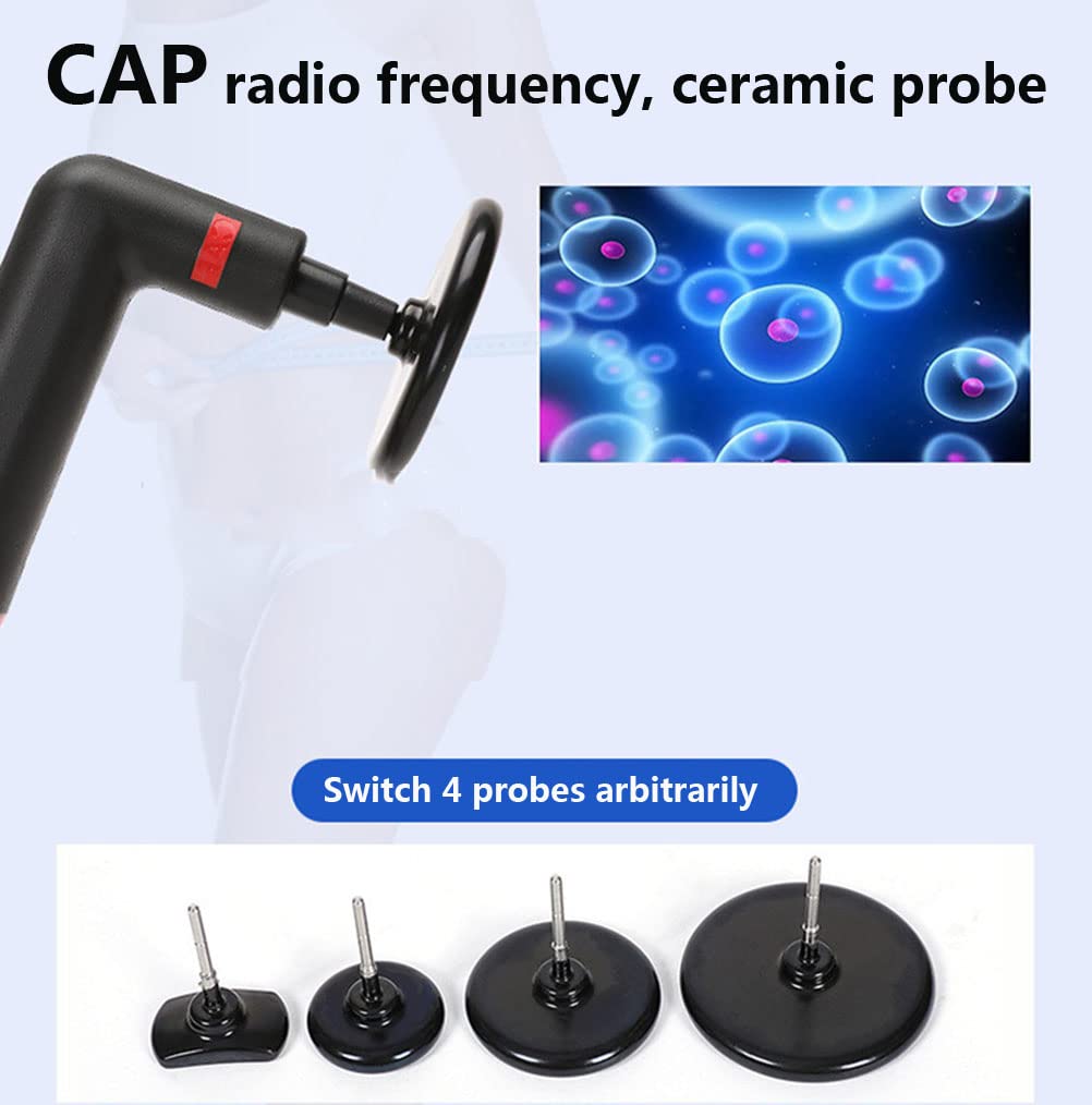 Gadget di salute professionale Multifunzione 2 in 1, Macchina di terapia Smart Tecar EMS per la perdita di grasso della fisioterapia e il sollievo dal dolore