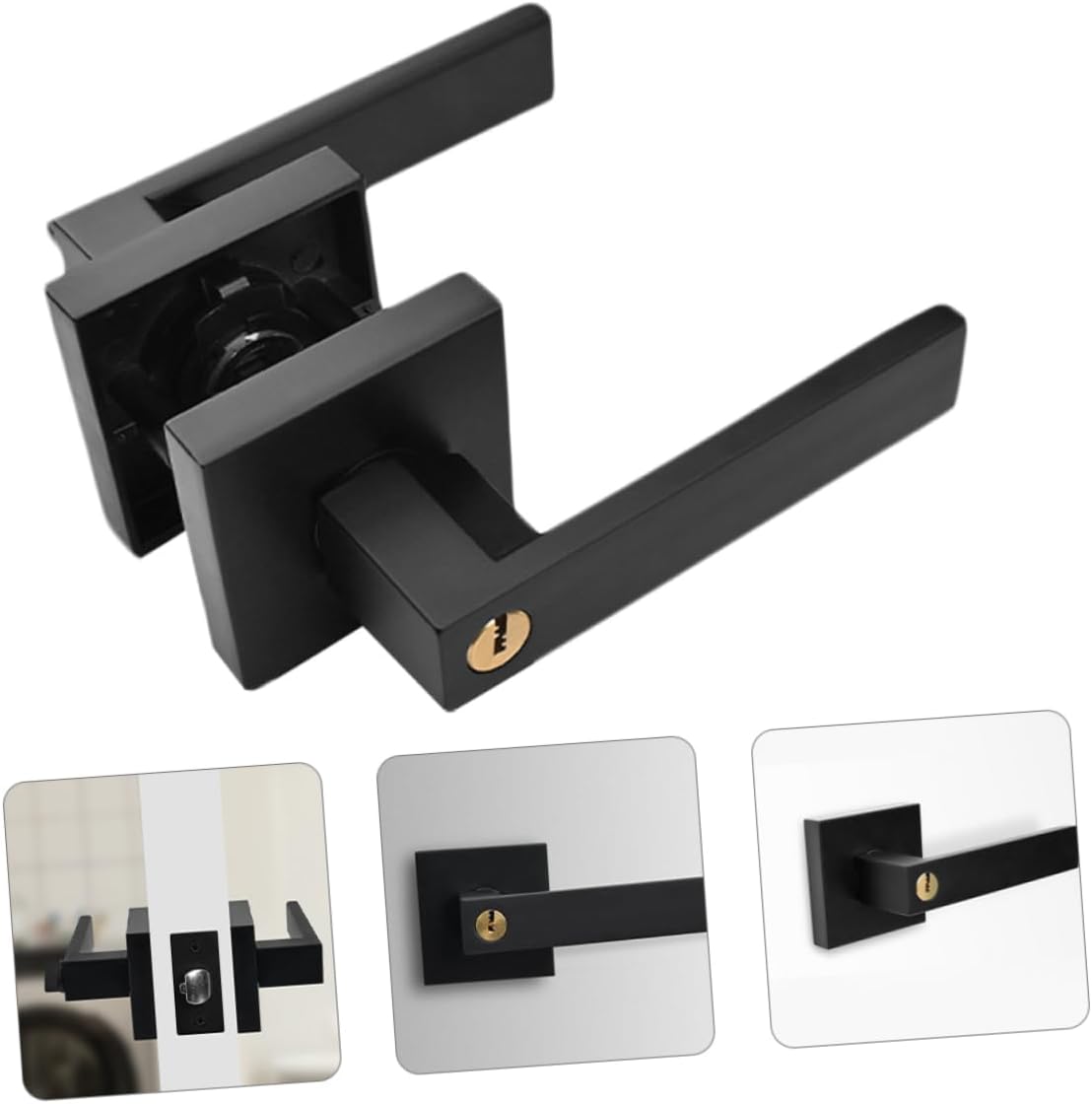 Aluminum Alloy Door Knob Lock Privacy Door Knob Easy to Use for Home Security