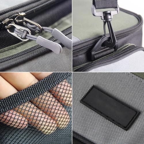 Sac de rangement pêche imperméable de grande capacité avec multi-poches