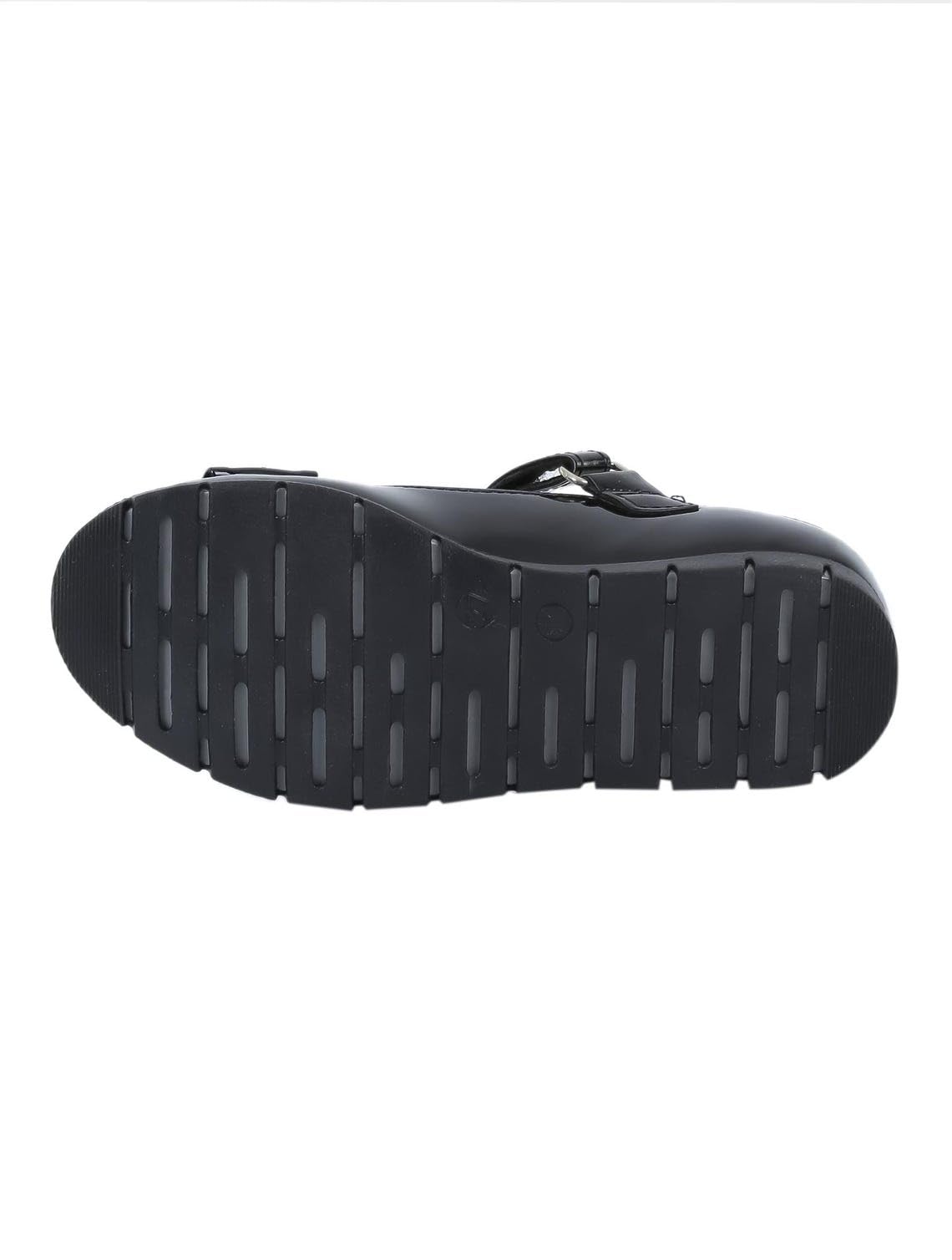 SIRRI Zapatos de Vestir Mary Jane de Charol para niñas, Calzado Plano para comunión y Ocasiones Especiales.