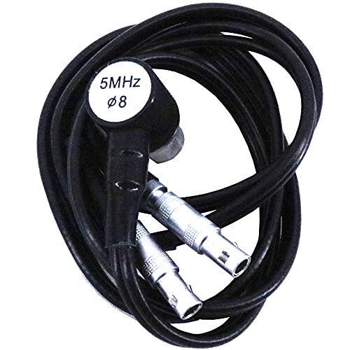 Transductor para medidor ultrasónico de espesores TM-8812, frecuencia 5 MHz, diámetro Φ8 mm, rango de medición 1.5–200 mm, sonda para medidor de espesores ultrasónicos TM-8812 miniatura 5