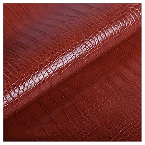 Tissu similicuir PU crocodile 138x5m pour créer une ambiance salon moderne et sièges de cuisine