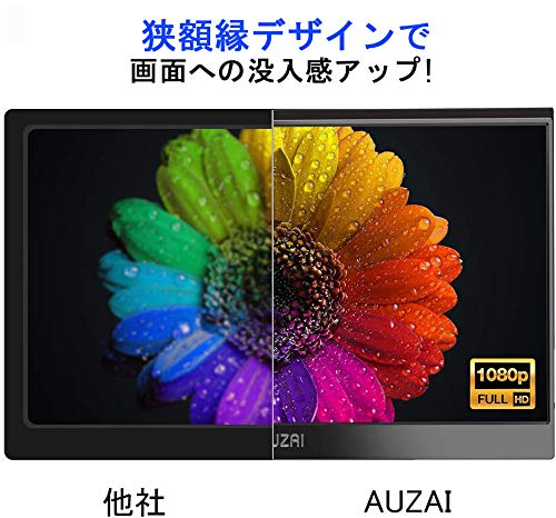 Amazon.co.jp: ポータブルモニター モバイルモニター AUZAI 15.6