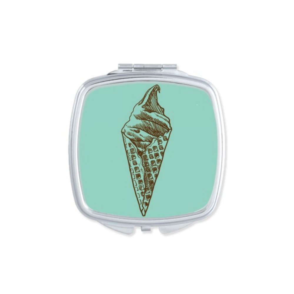 Miroir compact portable mignon multicolore pour sac à main et voyage