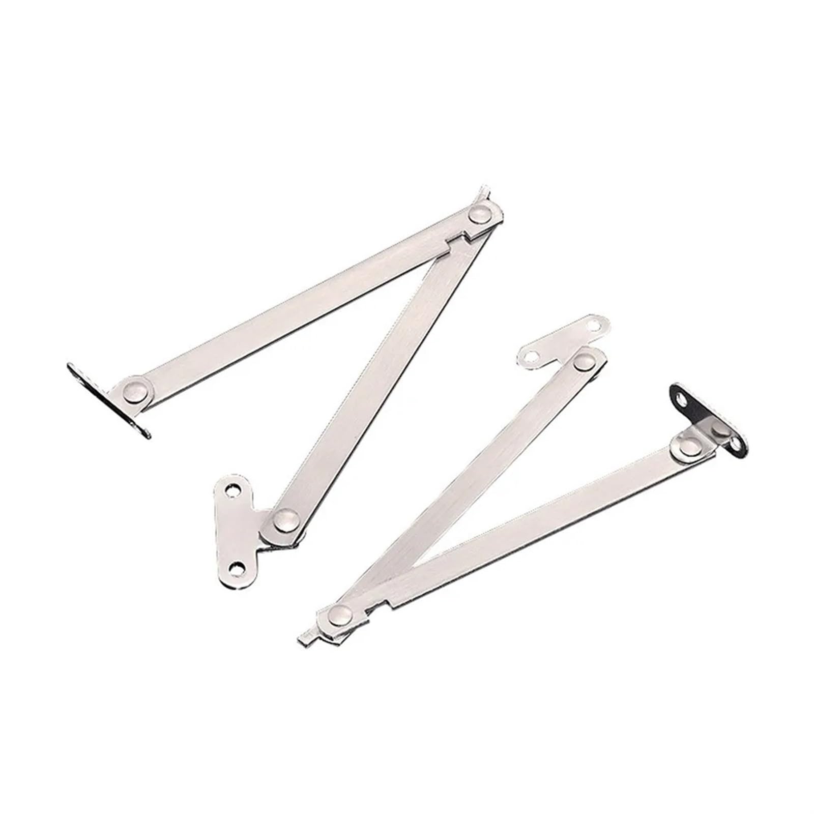 Stays Hinge 2pcs Hinges Folding Support Lid Support Hinge Folding for Furniture Cabinet Lid Support Stainless Steel