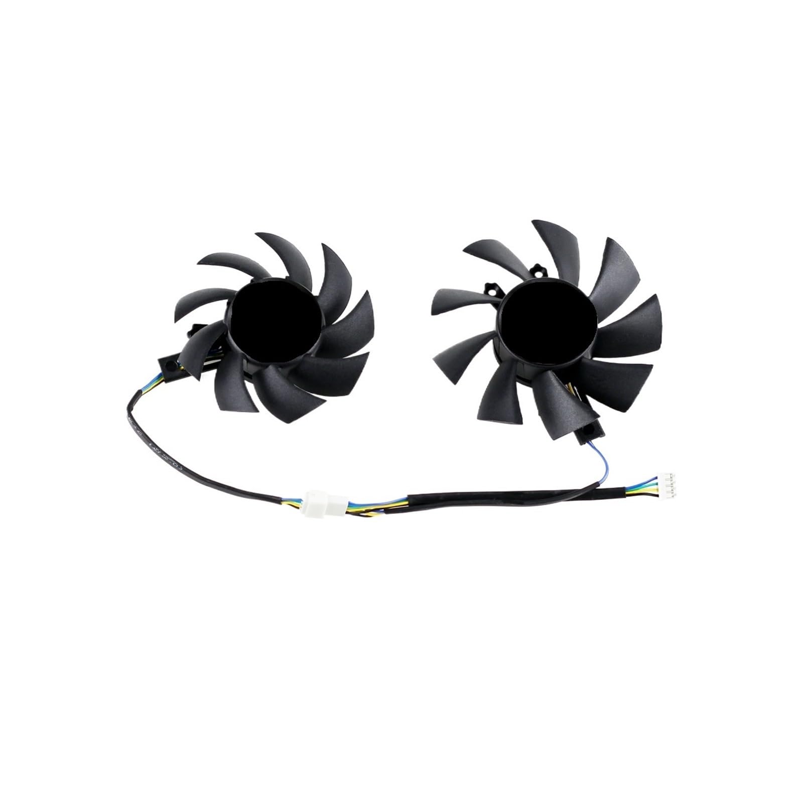 muyihui 2 szt./zestaw GA72S2U GA82S2H wentylator chłodzący do karty 1660 SUPER Ti Twin ZT-T16620F-10L
