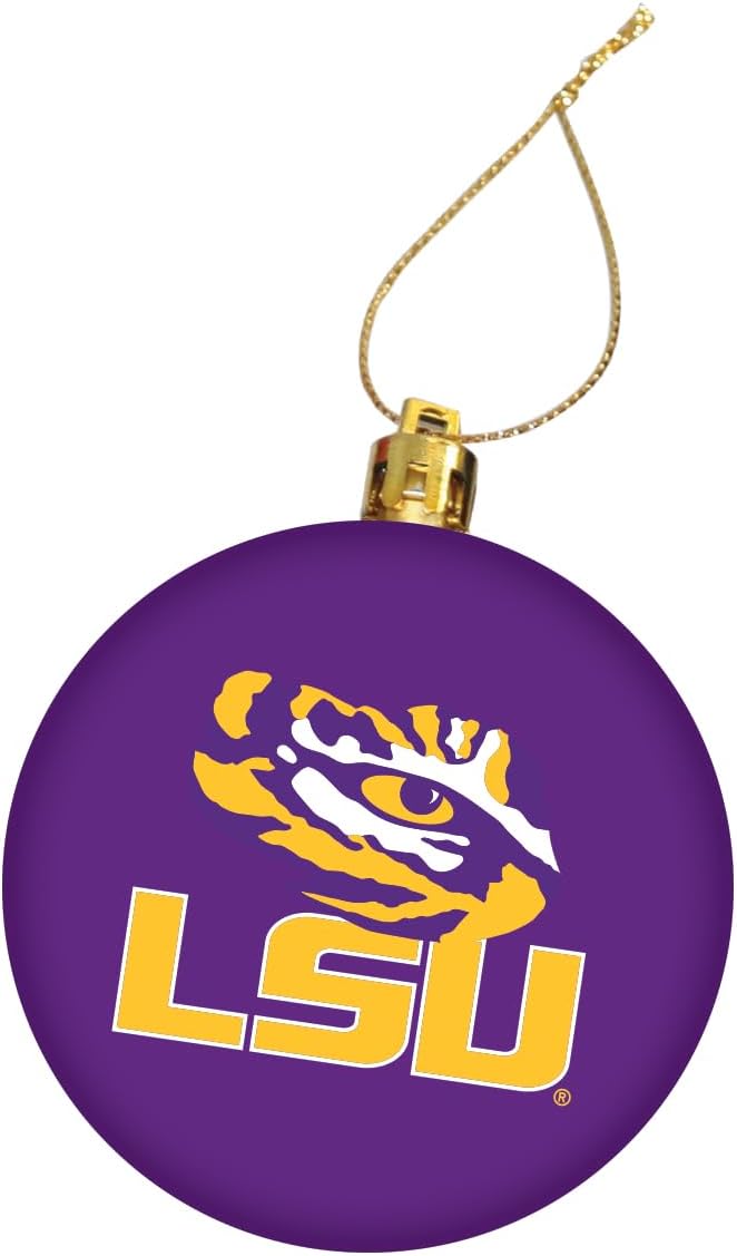 LSU Holiday Christmas Ornament