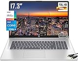 HP 2023 Flagship 17 Laptop, 17.3' IPS FHD(1920 x 1080) Display, 13th Intel 10-Core i5-1335U(Beats i7-1260U), Iris Xe Graphics, Bluetooth 5.3, Backlit KB, Window 11 Home(20GB|1TB SSD), Silver