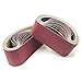 Produktbild FEIHU Aluminiumoxid-Schleifbänder 75x533 mm.5 verschiedene Körnungen.jeweils 3X 40/80/120/180/320,Schleifband-Set, für Bandschleifer| Polieren Metall|Holz(15 Stück)
