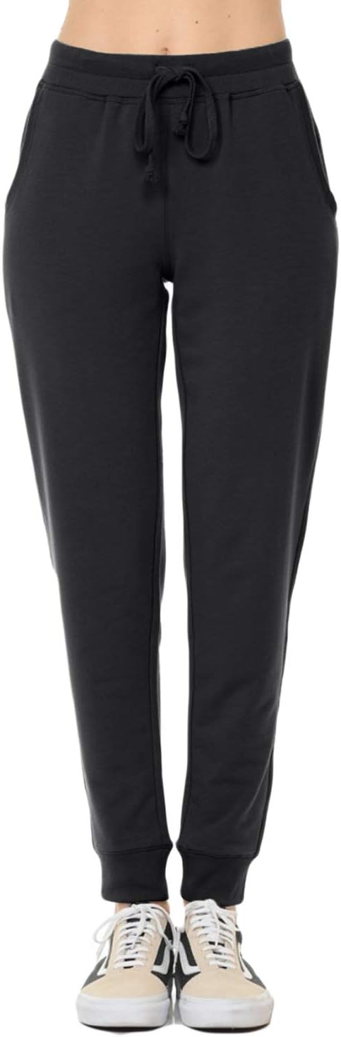 NE PEOPLE Women's Active Yoga Gym Workout Cotton Solid Joggers Sweatpants Lounge Sweat Pants with Pockets (S-3XL)