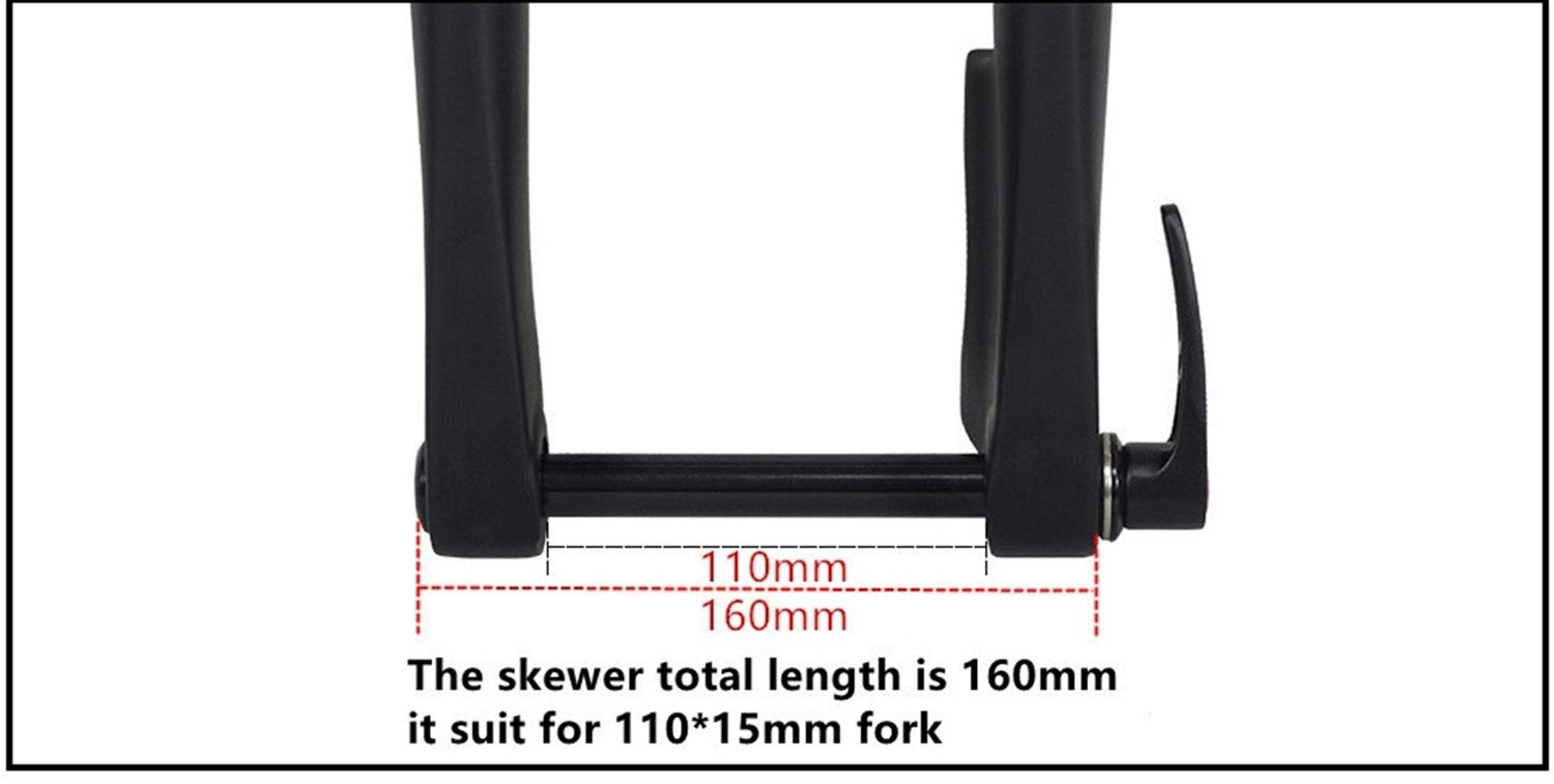 Fahrrad Schnellspanner Super Light Fahrrad Thru Axle Schnellspanner Aluminium Hinterrad Bratspieß for MTB Mountainbike Rahmen verwenden Größe 110 * 15/148 * 12