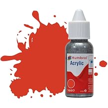 Humbrol Acrylic Paint - DB0135 No 135 Satin Varnish - Satin 14 ml - Model Craft Paint, Acrylic Paint for Models Such as Vehicles, Planes, Diecast Figures and More - Artist Quality Modelling Paint