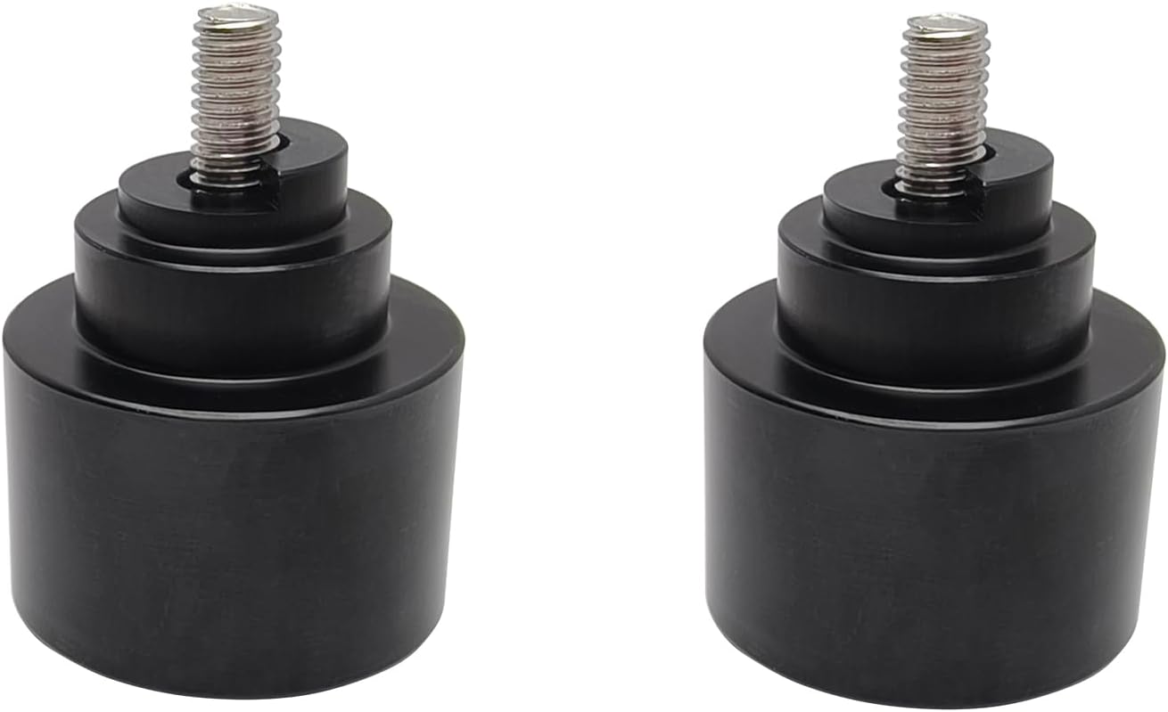 Motorcycle Handlebar Bar End Cap Weight Slider CNC Aluminum Handle Bar Plug Replacement for Honda Goldwing GL 1800 CBR600RR CBR1000RR NC700X CB1100 Forza 750 NT1100 VFR800 RC51 (Black)